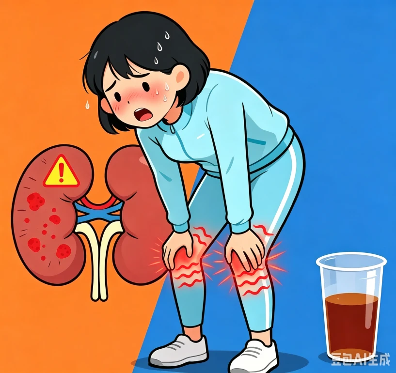 运动后出现“酱油色尿”、肌肉痛? 警惕横纹肌溶解症找上门